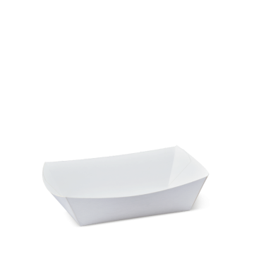 White Paper Food Tray - Medium